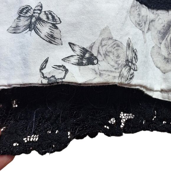 Hot Topic Floral Insect bugs spider lolita pin-up dress size S goth scorpion - Picture 6 of 8